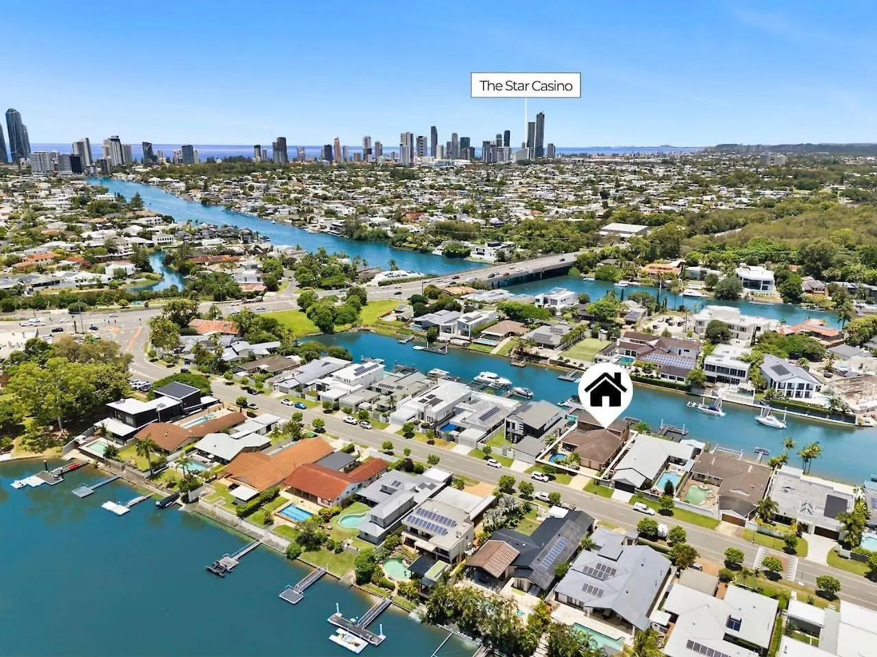 Hébergement de vacances Boomerang Retro 70S Family Home Waterfront Pool Gold Coast